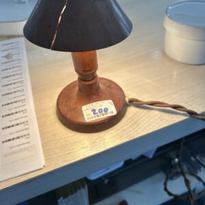 "Vintage svampe-bordlampe i kobber, 1950'erne/60'erne"