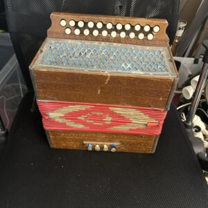"Vintage Hohner diatonisk knapharmonika".