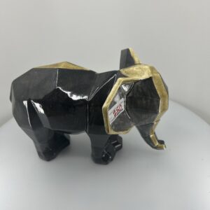 Minimalistisk Elefant Skulptur – Moderne Kunst til Boligen