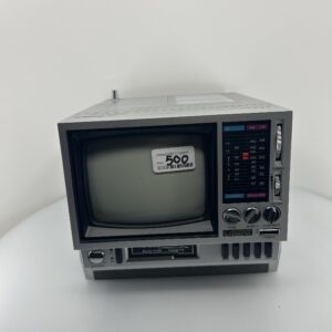 "Sjælden Vintage YOKO F-3 – Transportabelt TV, Radio & Kassetteafspiller (1980'erne) (virker)